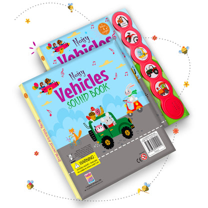 Noisy Vehicles Sound Book | Interactive Board Book for Kids