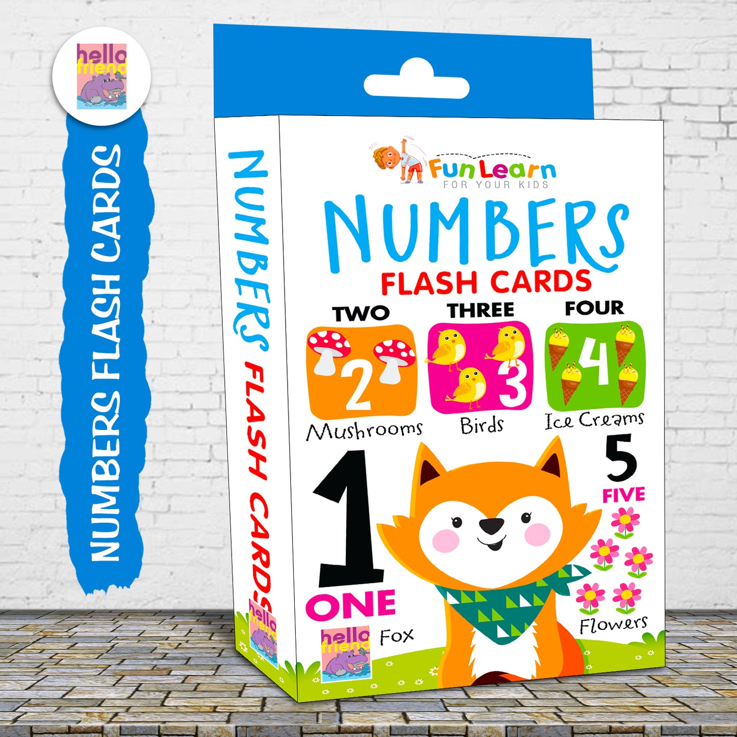 Numbers Flash Cards | Early Learning Counting & Number Recognition Cards for Kids