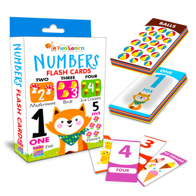Numbers Flash Cards | Early Learning Counting & Number Recognition Cards for Kids