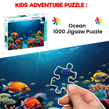 Ocean World Jigsaw Puzzle - Lifestyle with kids