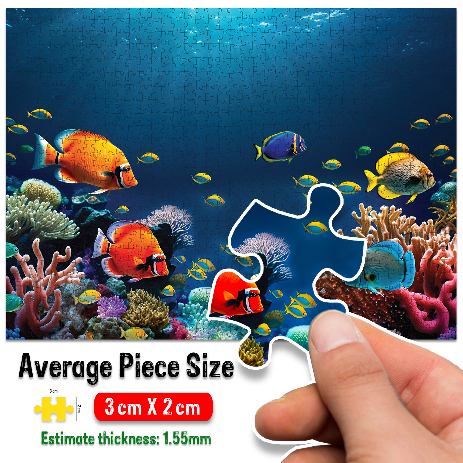 Ocean World Jigsaw Puzzle - High quality & safe material features
