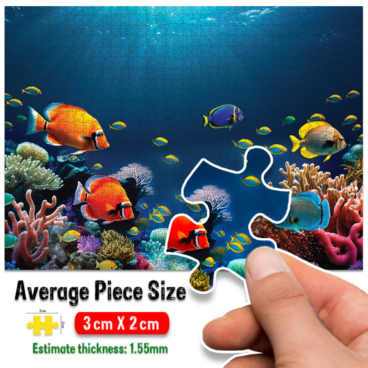 Ocean World Jigsaw Puzzle - High quality & safe material features