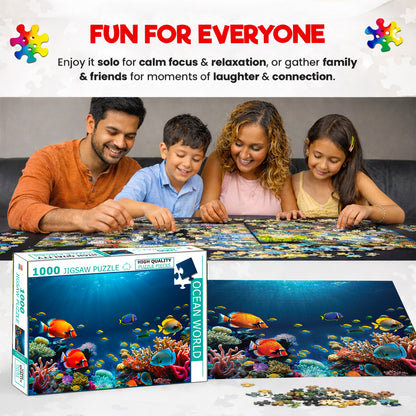 Ocean World Jigsaw Puzzle - Box dimensions 33x23cm
