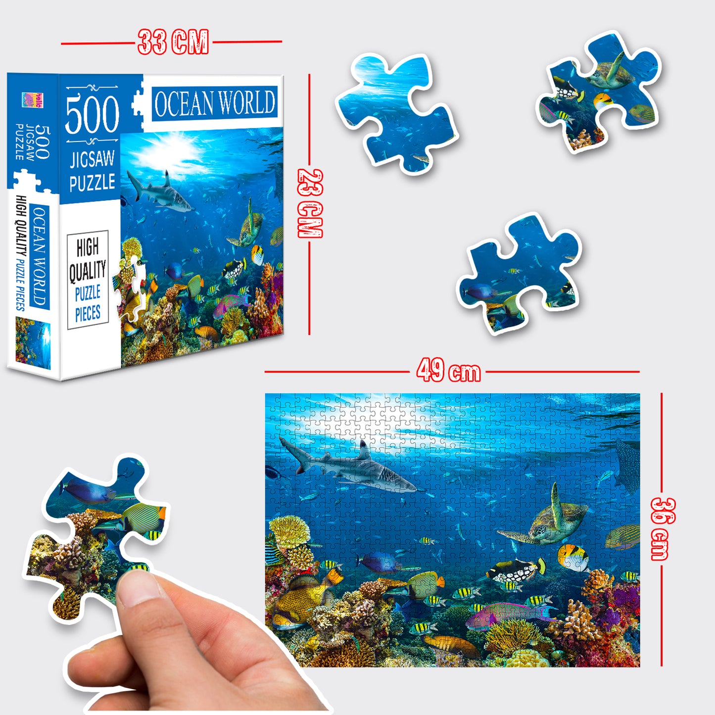 Ocean World Jigsaw Puzzle - Features