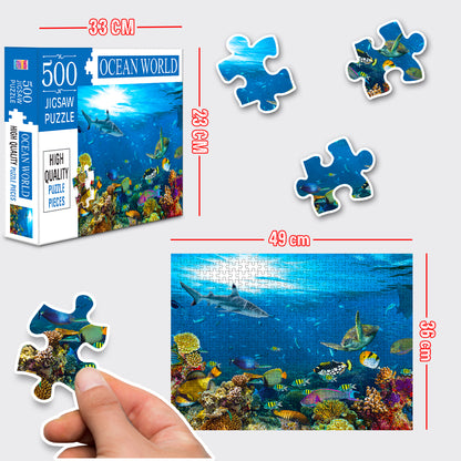 Ocean World Jigsaw Puzzle - Features