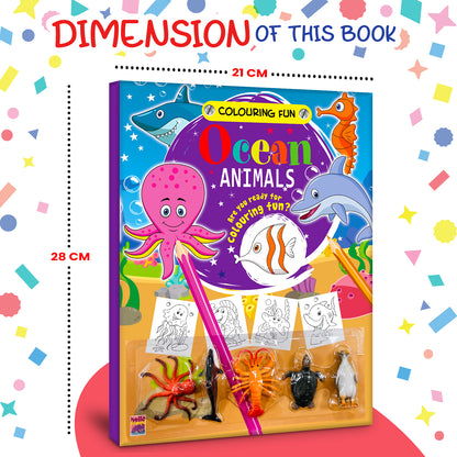 Colouring Fun Ocean Animals - Coloring Activity Book for Creative Kids