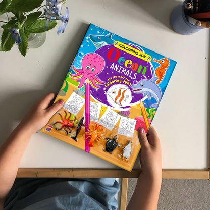 Colouring Fun Ocean Animals - Coloring Activity Book for Creative Kids