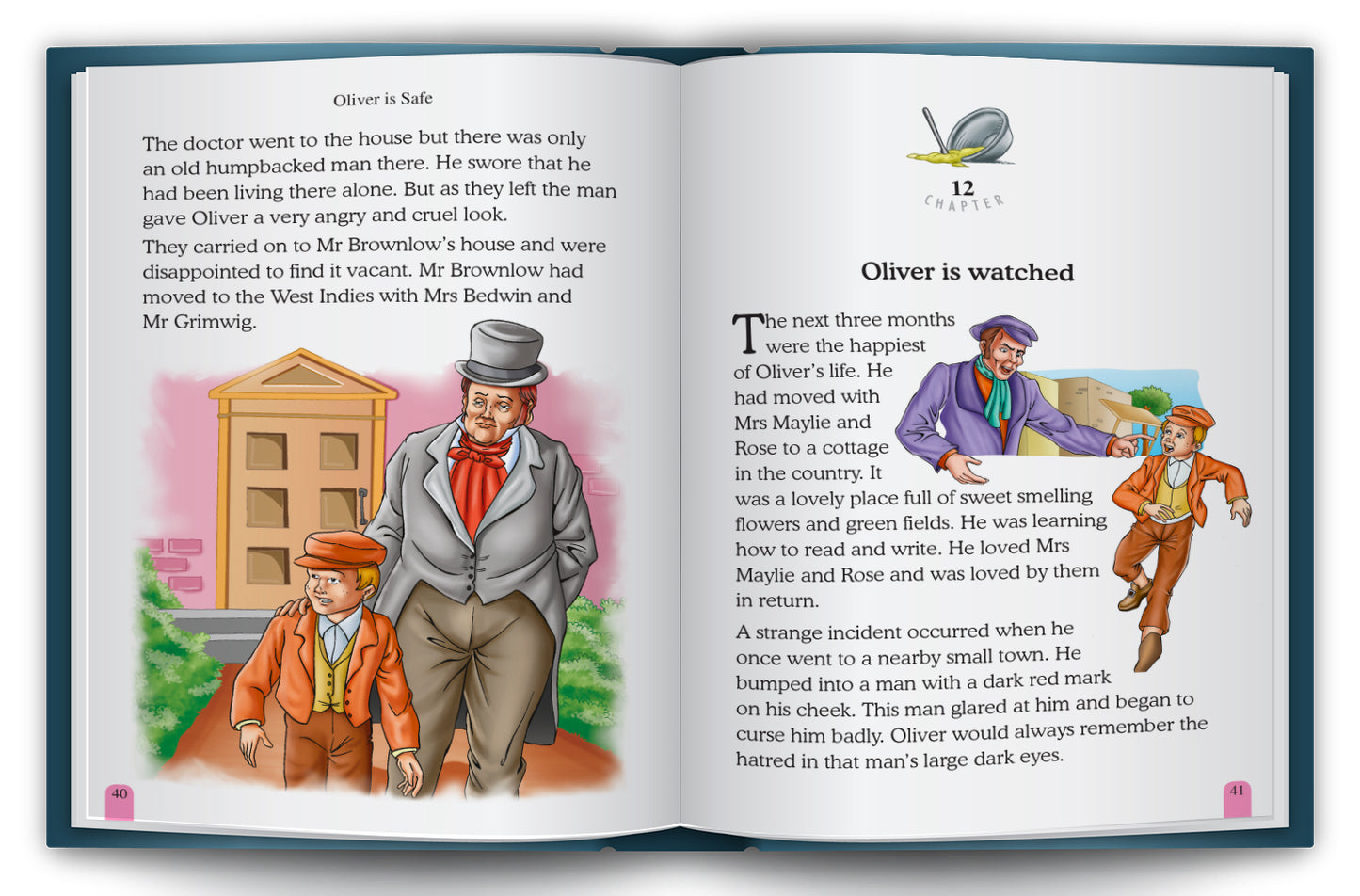 Oliver Twist - Interior spread: Oliver Asks for More