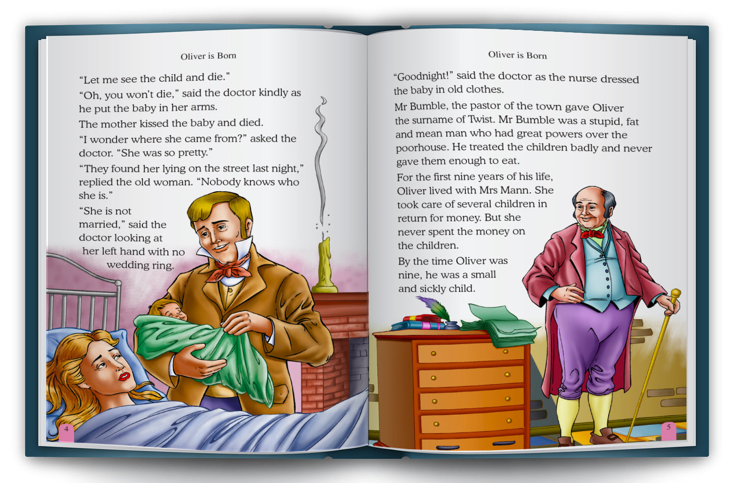 Oliver Twist - Two books lifestyle display