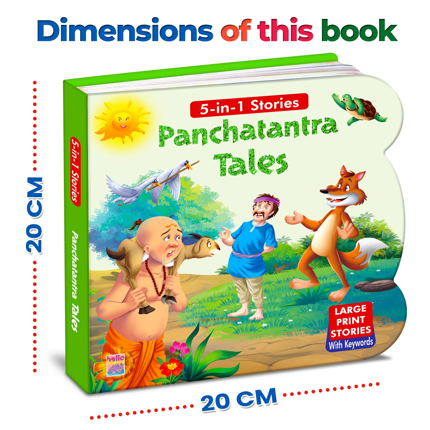 5-in-1 Panchatantra Tales - Dimension 20x20cm
