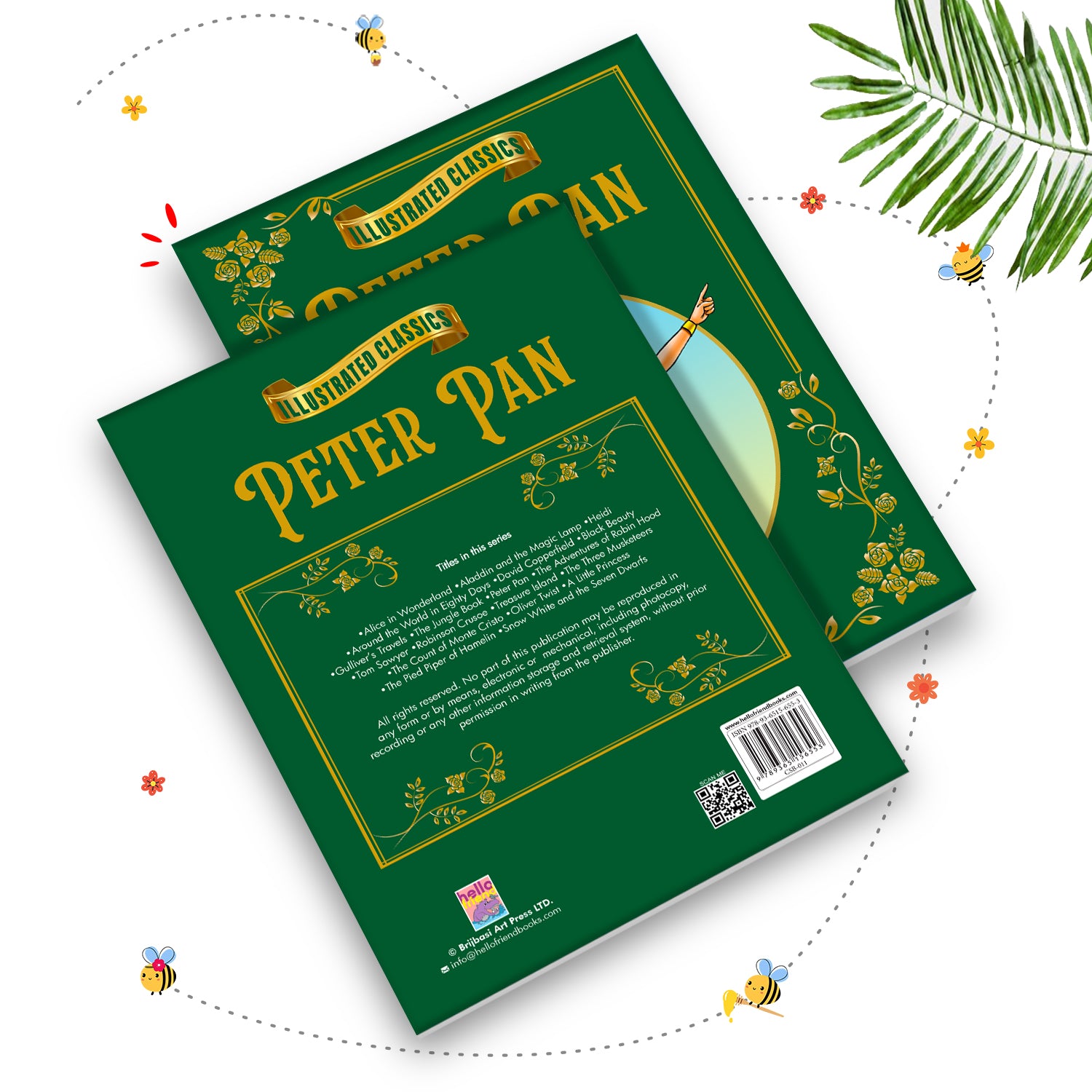 Peter Pan - Child holding book