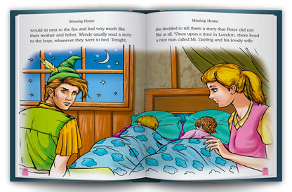 Peter Pan - Two books lifestyle display