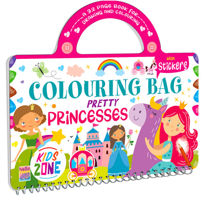 Pretty Princess Colouring Book | Princess Coloring Book for Kids | Creative Coloring & Learning Book