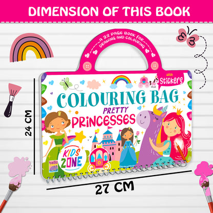 Pretty Princess Colouring Book | Princess Coloring Book for Kids | Creative Coloring & Learning Book