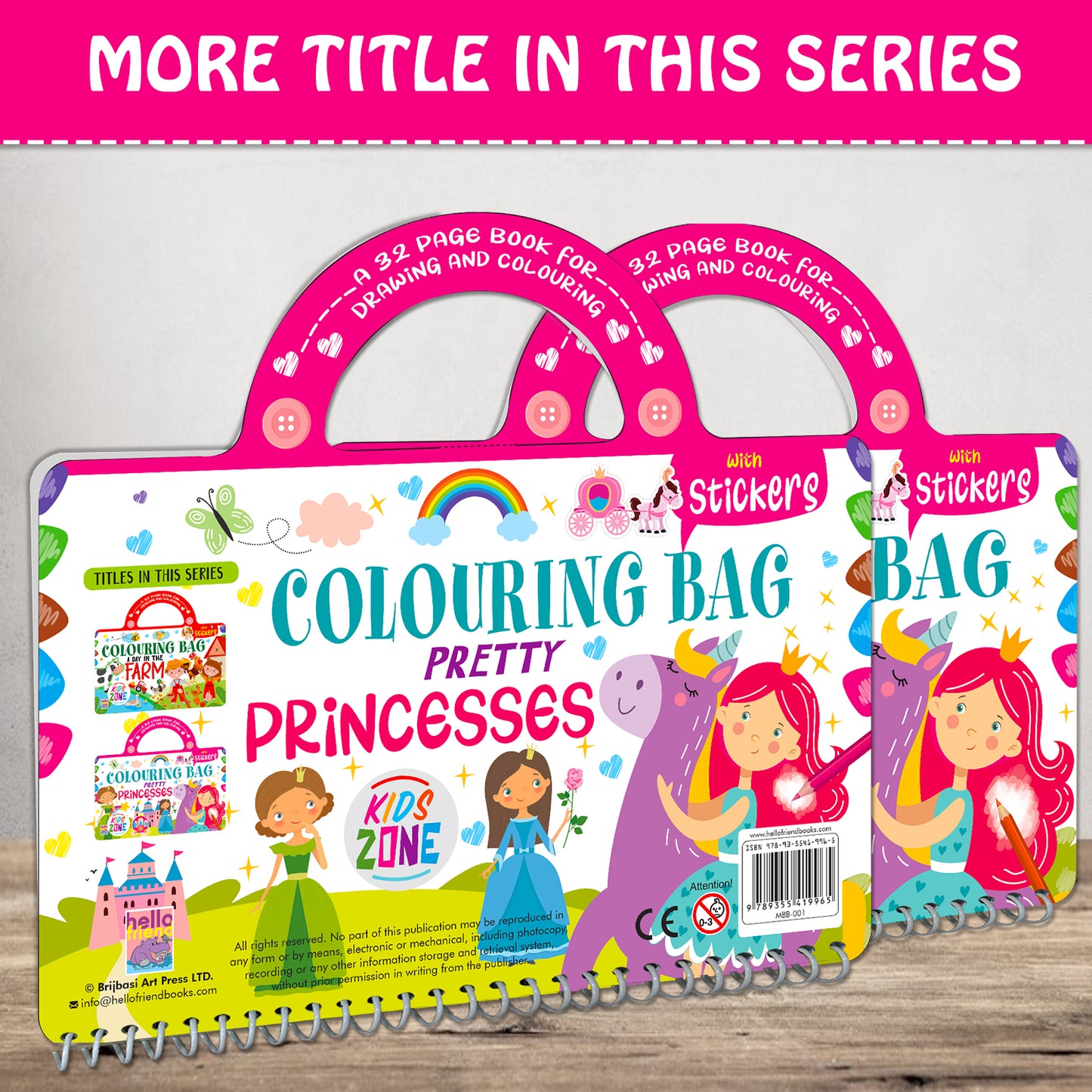 Pretty Princess Colouring Book | Princess Coloring Book for Kids | Creative Coloring & Learning Book