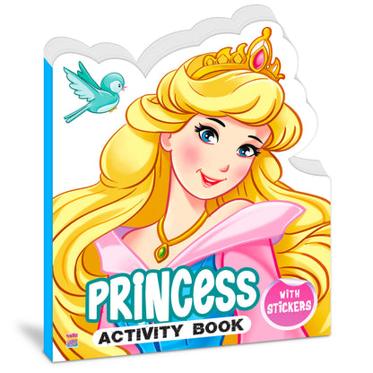 Die-Cut Princess Activity Book | Princess Sticker Activity Book for Kids | Creative Learning & Play Book