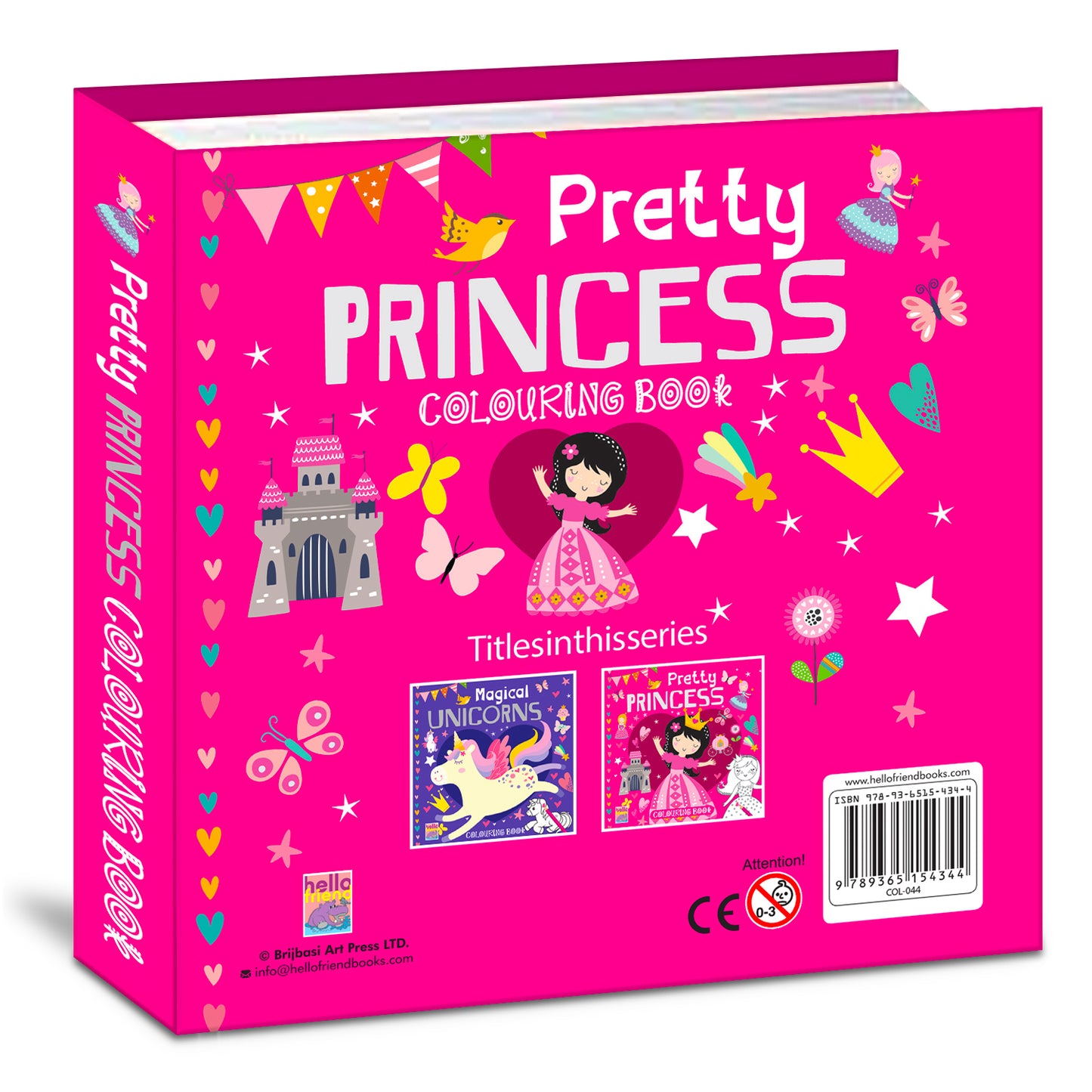 Pretty Princess Colouring Book: Pretty Princess Colouring Book