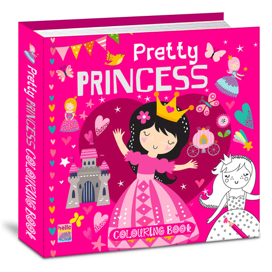 Pretty Princess Colouring Book: Pretty Princess Colouring Book