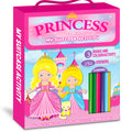 Princess – My Suitcase Activity | Princess Coloring & Activity Suitcase for Kids | Creative Learning Fun Set