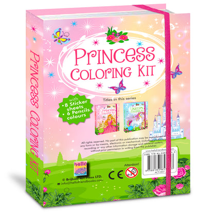 Princess Colouring Kit | Princess Coloring & Creative Activity Kit for Kids | Magical Art & Learning Kit