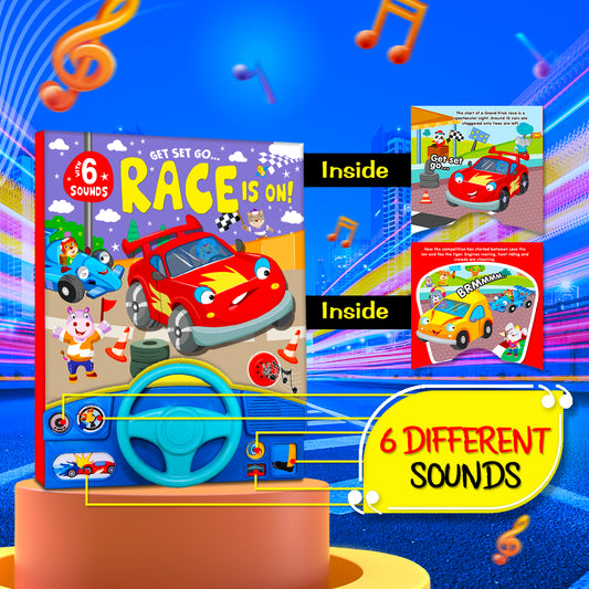Get set go...race is on! - sound book