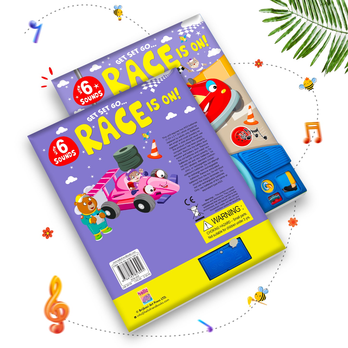 Get set go...race is on! - sound book