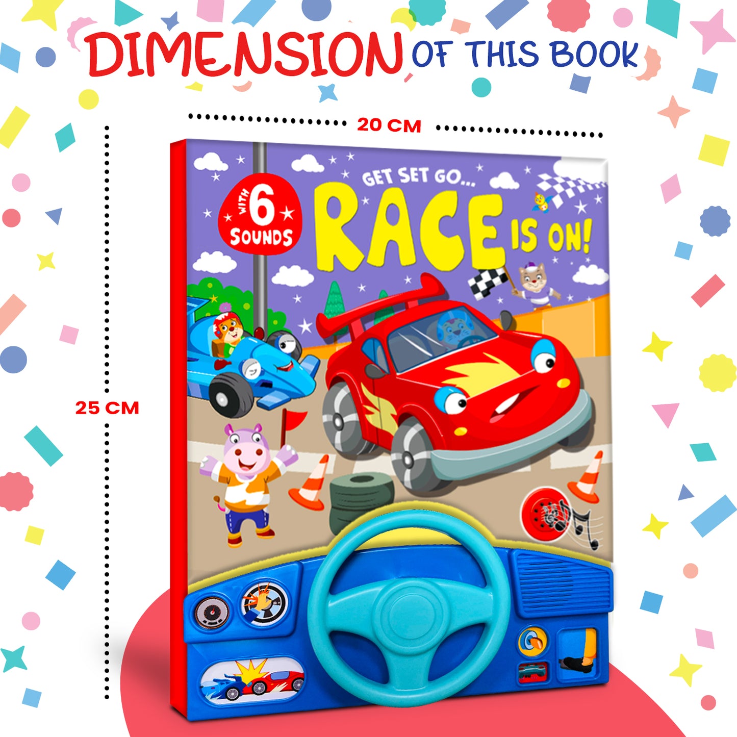 Get set go...race is on! - sound book
