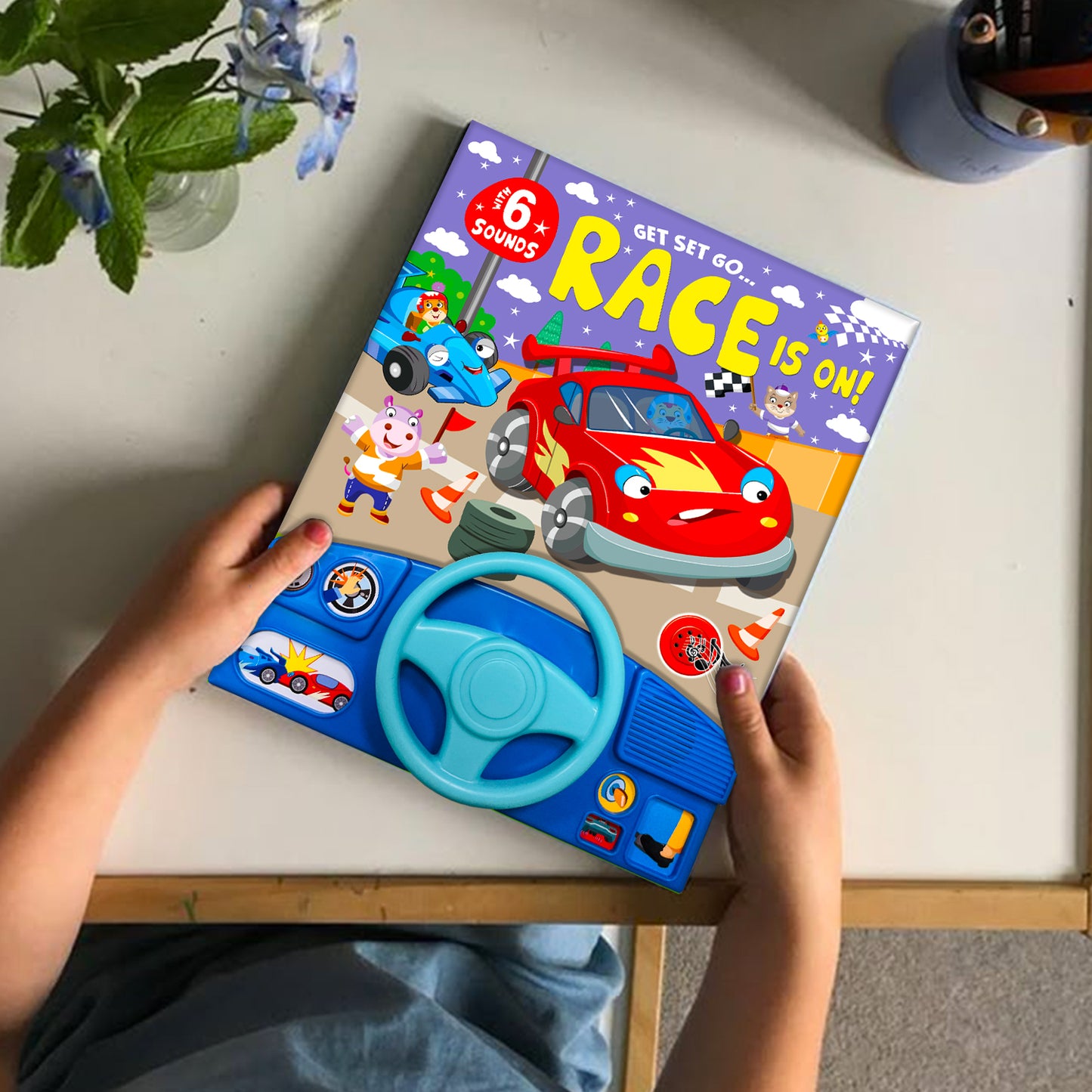 Get set go...race is on! - sound book