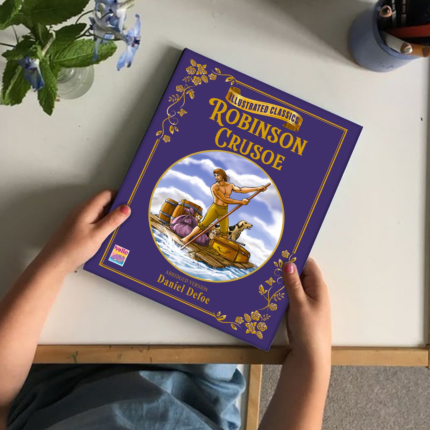 Robinson Crusoe - Interior spread: How I built my house