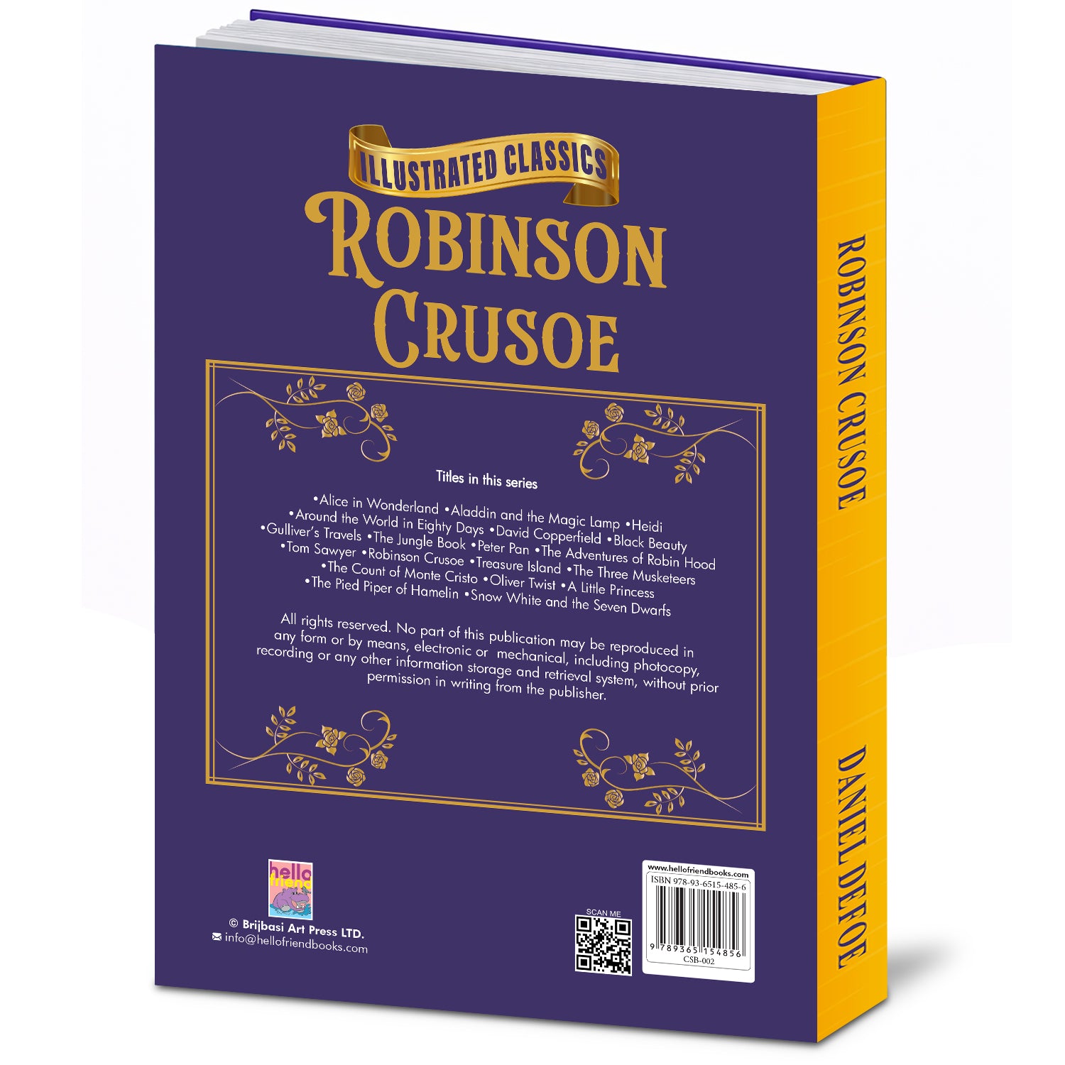 Robinson Crusoe - Back Cover