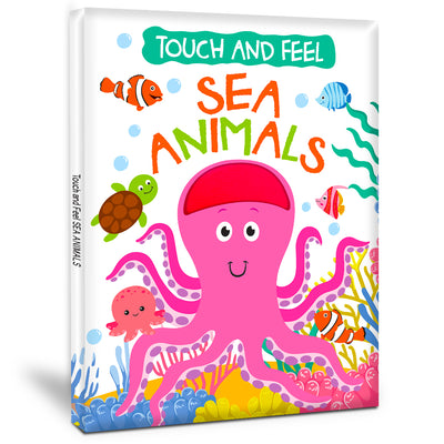 Touch and Feel Sea Animals Board Book for Kids | Sensory Learning Book