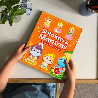 Shlokas and Mantras Activity Book | Indian Culture Learning Book for Kids