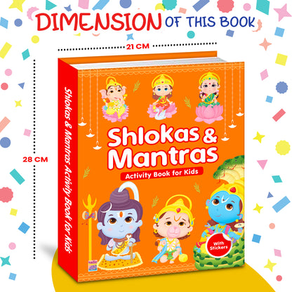 Shlokas and Mantras Activity Book | Indian Culture Learning Book for Kids