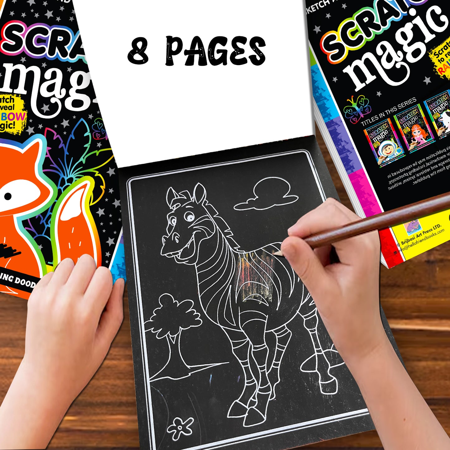 Scratch Magic – Cute Animals | Scratch & Reveal Activity Book for Kids | Animal Scratch Art & Creative Fun