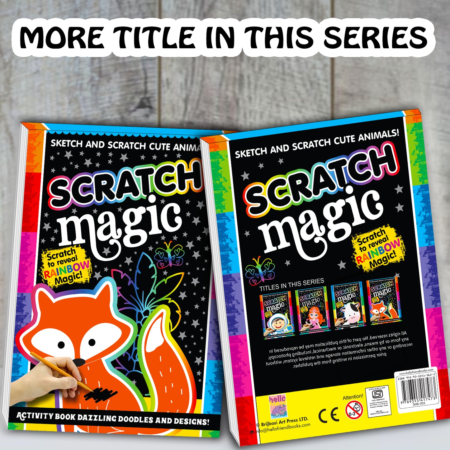 Scratch Magic – Cute Animals | Scratch & Reveal Activity Book for Kids | Animal Scratch Art & Creative Fun