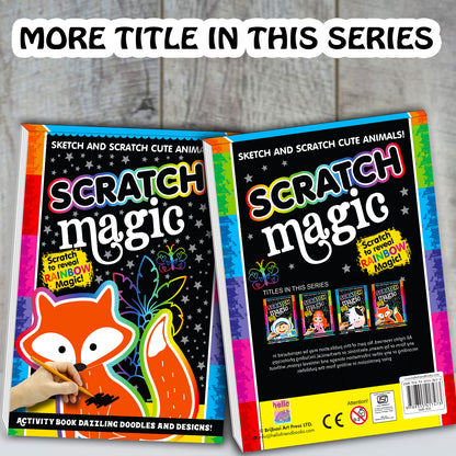 Scratch Magic – Cute Animals | Scratch & Reveal Activity Book for Kids | Animal Scratch Art & Creative Fun