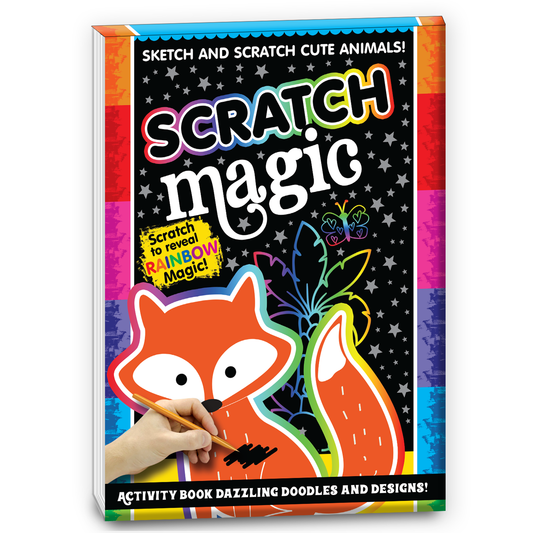 Scratch Magic – Cute Animals | Scratch & Reveal Activity Book for Kids | Animal Scratch Art & Creative Fun