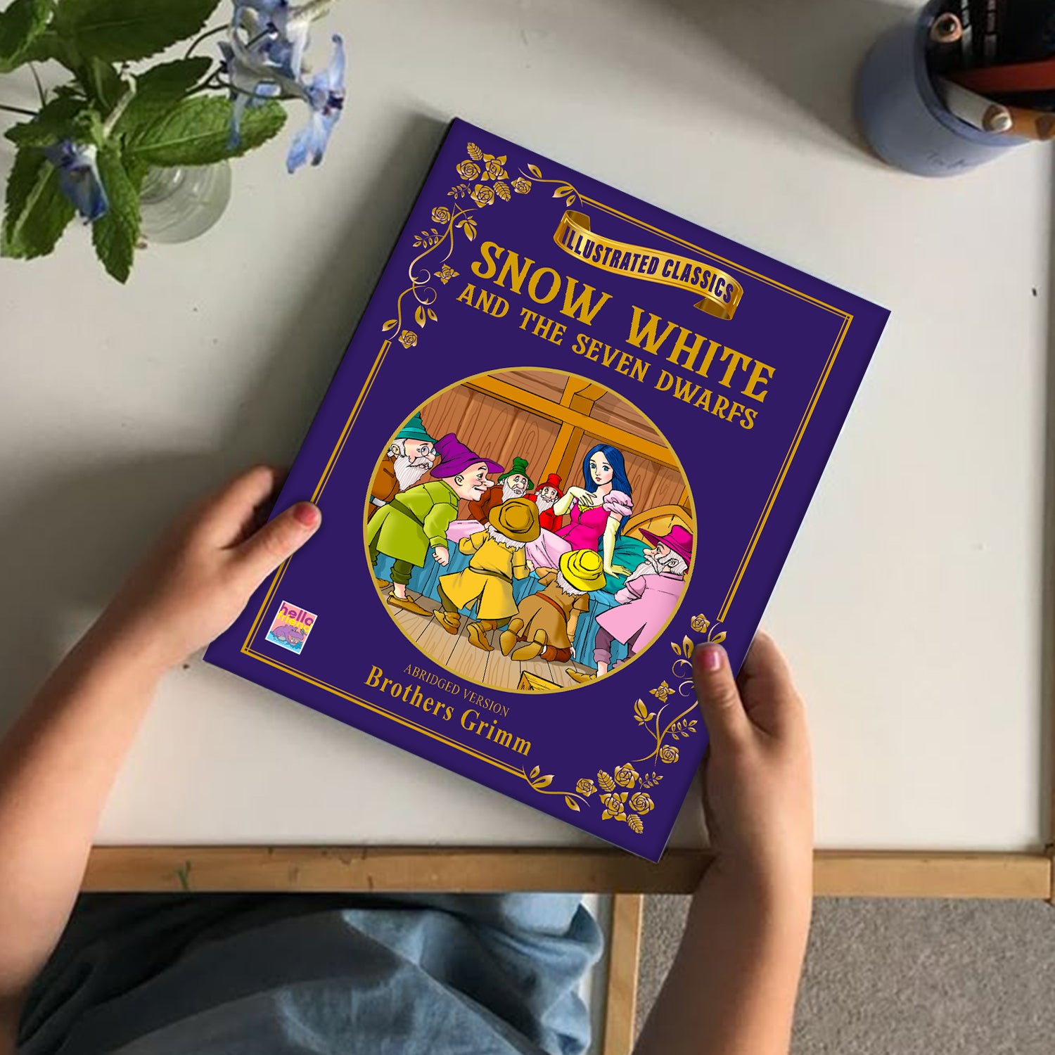 Snow White and the Seven Dwarfs - Two books lifestyle display