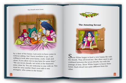 Snow White and the Seven Dwarfs - Interior spread: Snow White is Born