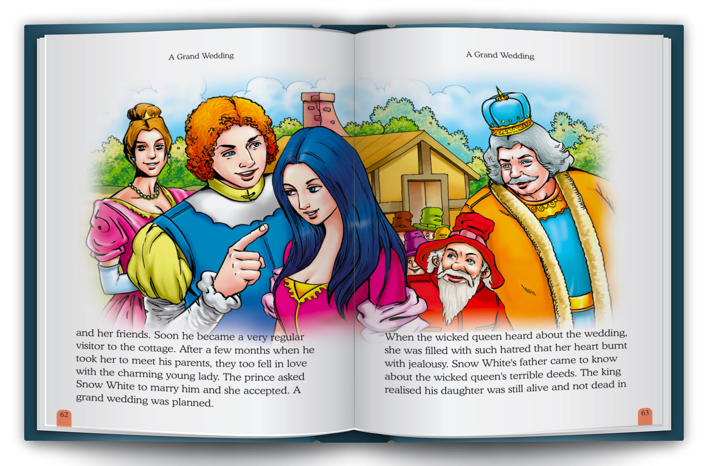 Snow White and the Seven Dwarfs - 3D book lifestyle display