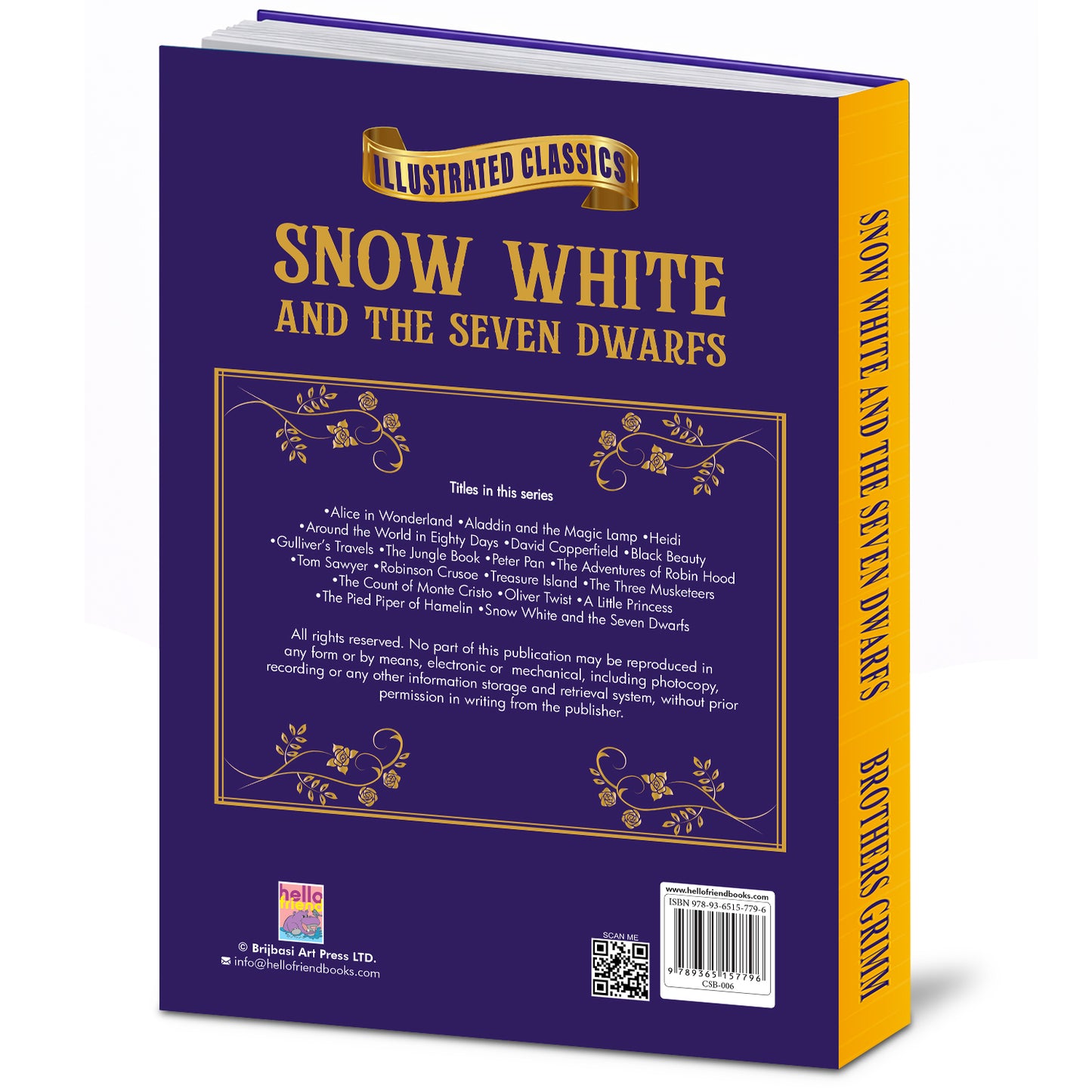 Snow White and the Seven Dwarfs - Back Cover