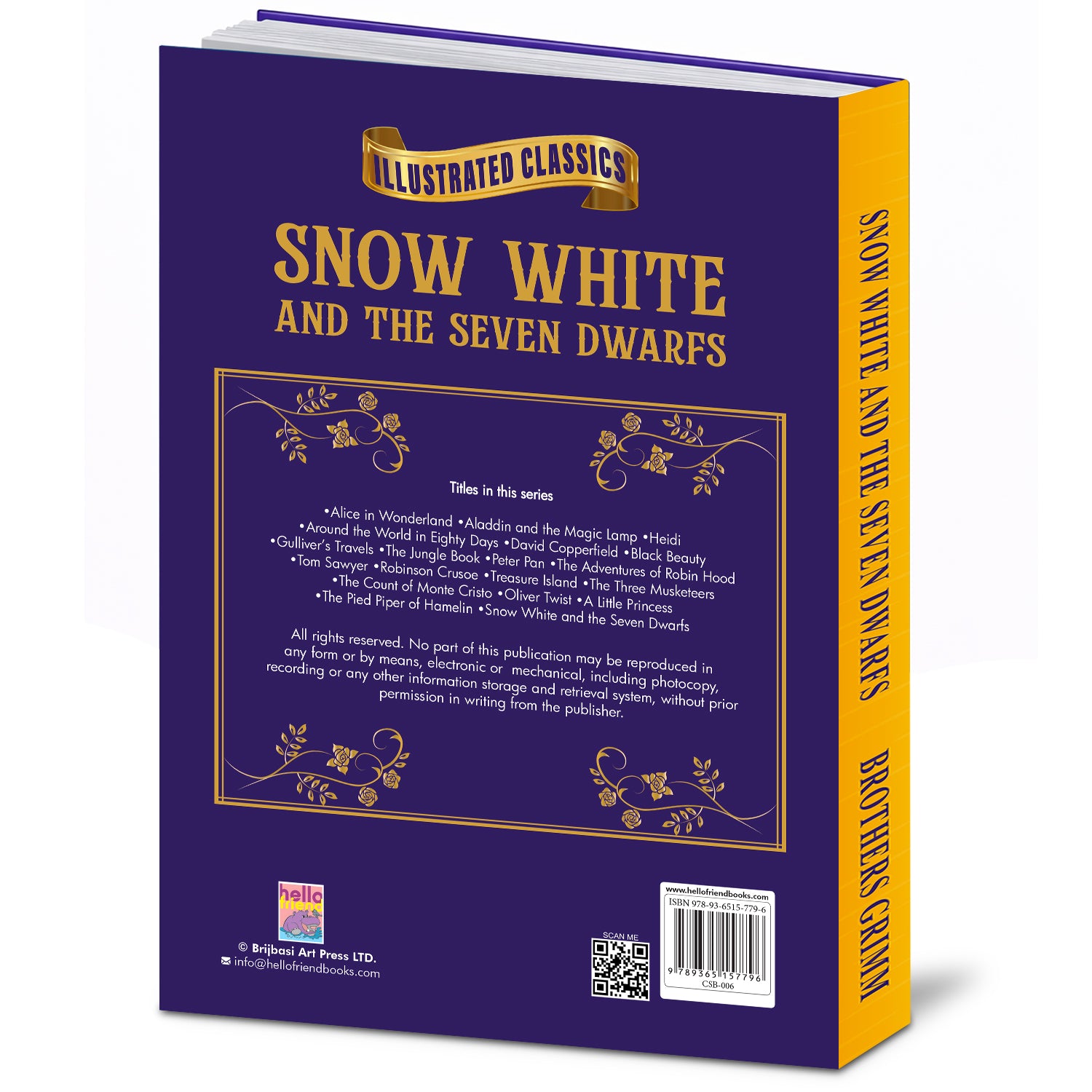 Snow White and the Seven Dwarfs - Back Cover
