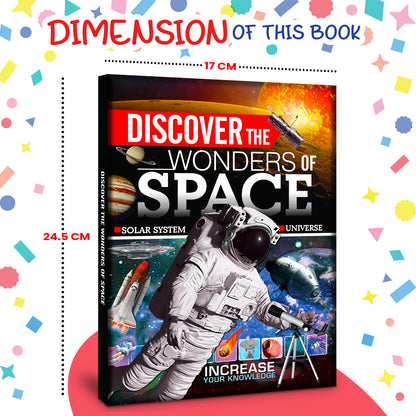 Discover the Wonders of Space - Lifestyle cover with confetti