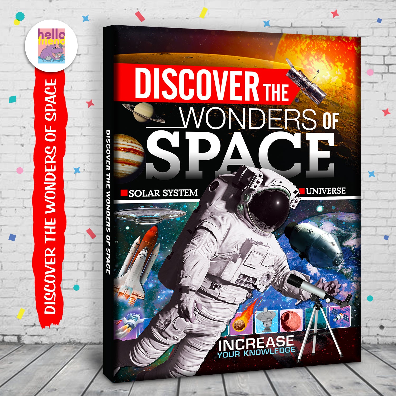 Discover the Wonders of Space - Interior spread The Solar System