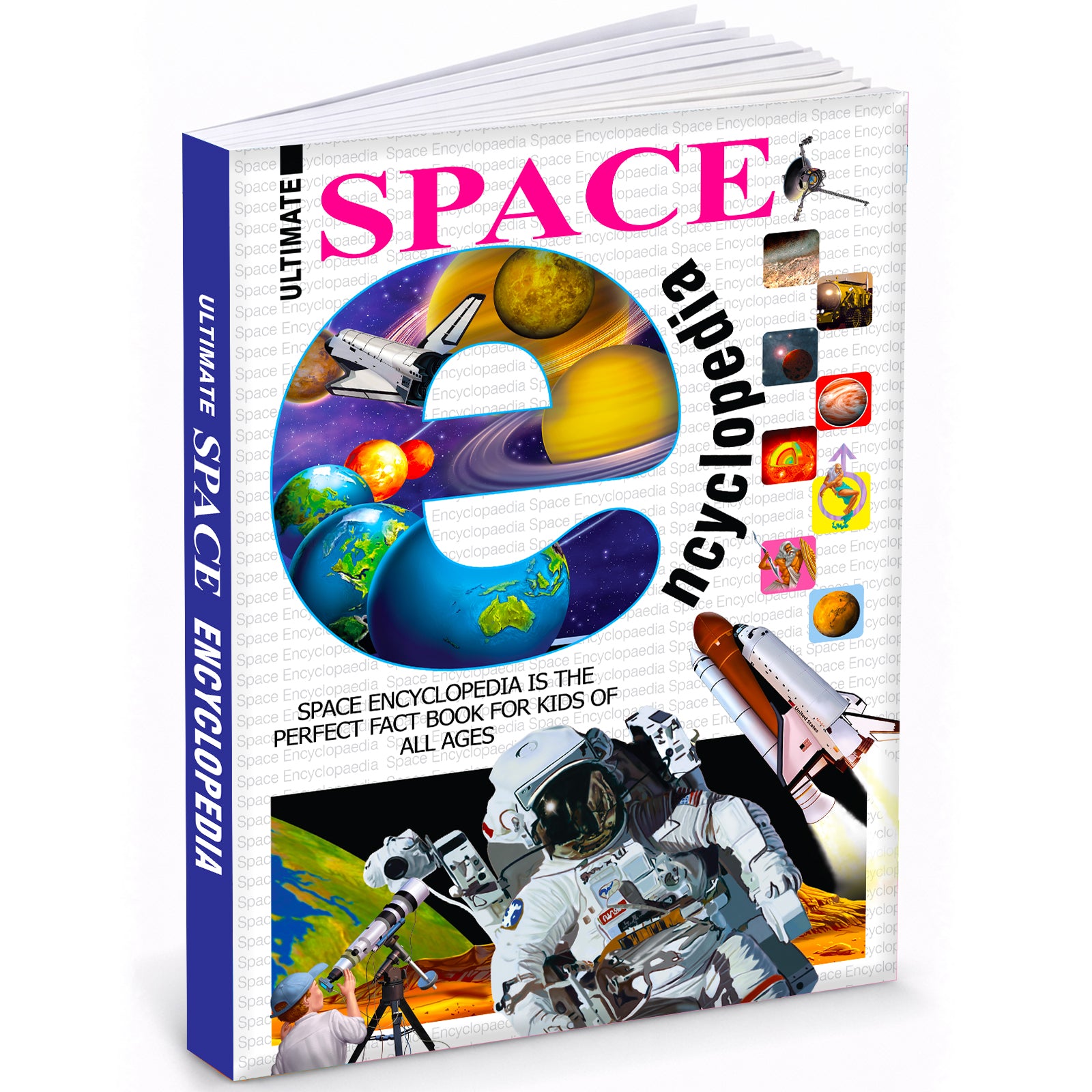 Ultimate Space Encyclopedia - Front Cover 3D view