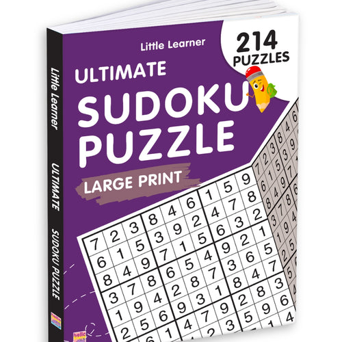 Ultimate Sudoku Puzzle | 214 Large Print Puzzles | Little Learner