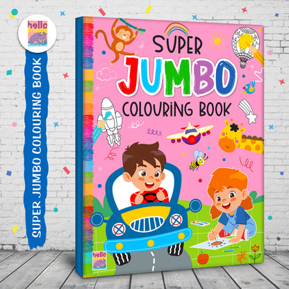 Super Jumbo Colouring Book | Big Coloring Book for Kids | Large Creative Activity Book