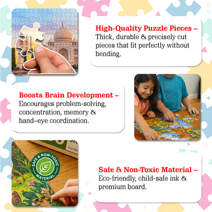 Taj Mahal Jigsaw Puzzle - Wall Art & Gift Packaging