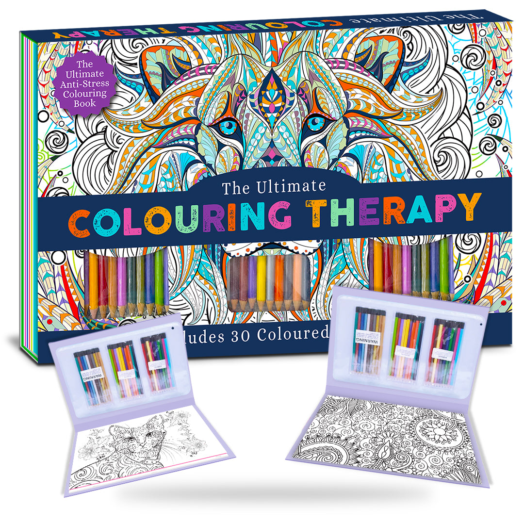 The Ultimate Colouring Therapy – Creative Art | Relaxing Coloring Book for Kids | Creative Art & Mindfulness Activity Book