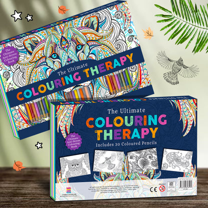 The Ultimate Colouring Therapy – Creative Art | Relaxing Coloring Book for Kids | Creative Art & Mindfulness Activity Book